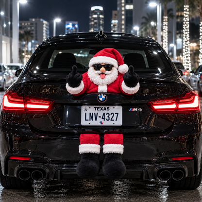 MischiefClaus™ Santa – Christmas Car Trunk Decoration